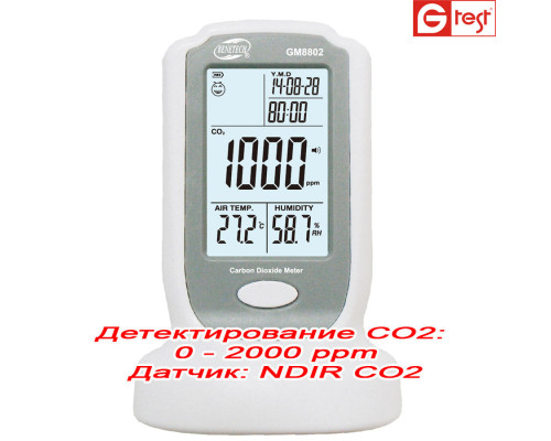 GM8802 анализатор двуокиси углерода