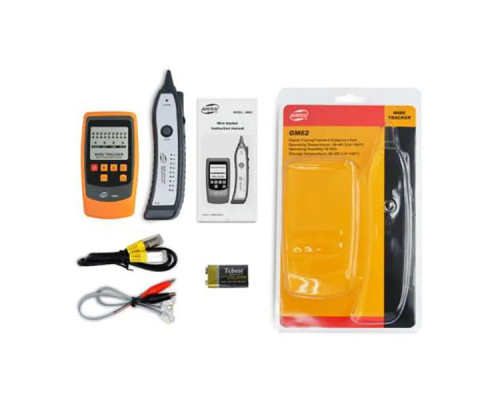 GM62 помехоустойчивый кабельный тестер, трассоискатель