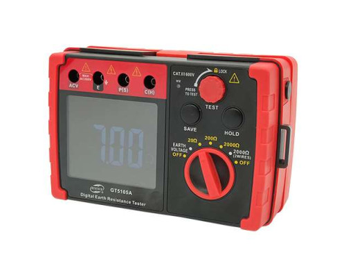 GT5105A измеритель сопротивления заземления до 2000 Ом