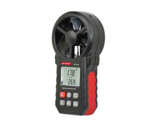 WT87B анемометр, от 0,3 до 30 м/с, объемный расход, температура и влажность