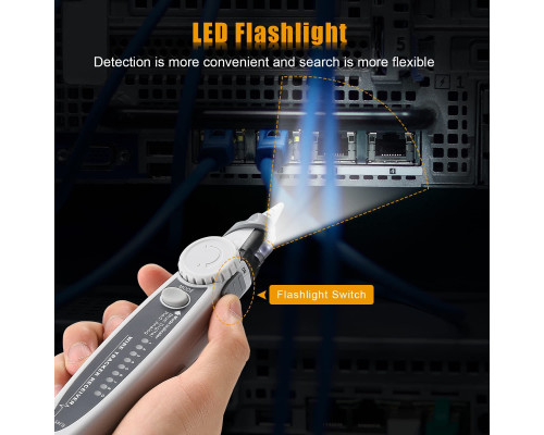 ET612 Тестер-трекер для РК-кабелю з функцією PoE