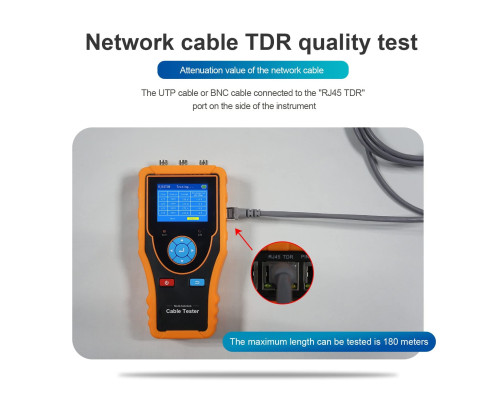 LT-1200 Тестер кабелю TDR