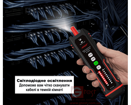 NOYAFA NF-859GT Тестер кабелей Ethernet и оптоволокна с уникальным приемником