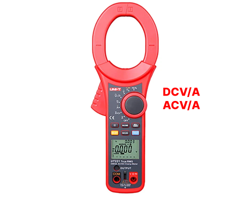 UT221 Токовые клещи 2000А AC/DC, DCV/A, ACV/A