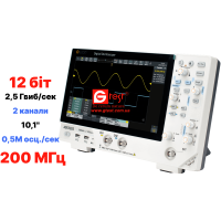 ADS3202A многофункциональный цифровой осциллограф 12 бит, 2х200 МГц