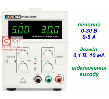 MPS-3005D+ 30 В, 5 А, блок питания линейный одноканальный
