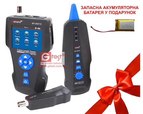 NF-8601S TDR Многозадачный тестер с запасной аккумуляторной батареей