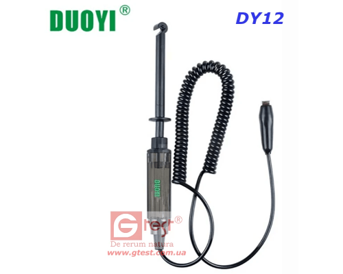 DUOYI DY12 (6В-12В-24В) Автомобильный аккумуляторный токоизмерительный крючок-карандаш