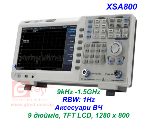 АНАЛИЗАТОРЫ СПЕКТРА МОДЕЛЬНОГО РЯДА XSA800 OWON