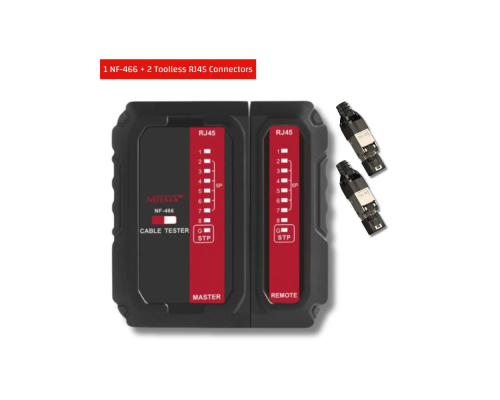 NF-466 Тестер кабеля Ethernet