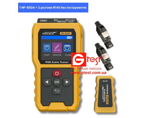 NF-8504 Тестер кабеля PoE 