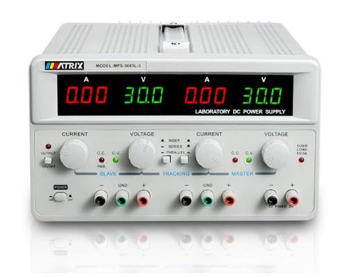 MPS-3005L-3 30 В, 5 А, блок питания линейный трехканальный