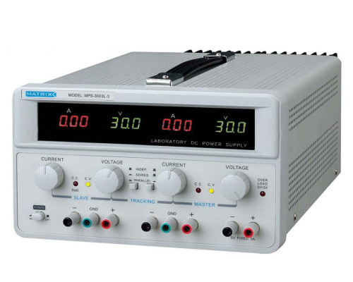 MPS-3003L-3 30 В, 3 А, блок питания линейный трехканальный