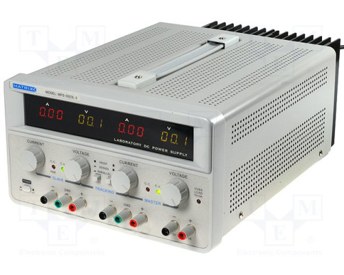 MPS-3005L-3 30 В, 5 А, блок питания линейный трехканальный