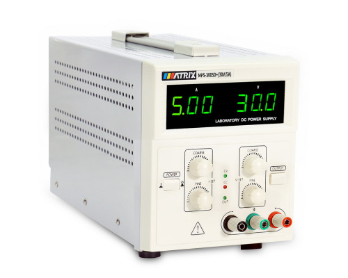 MPS-3005D+ 30 В, 5 А, блок живлення лінійний одноканальний