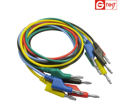 P1036A Силіконові кабелі для блоку живлення з набором клем та затискачів "крокодил"