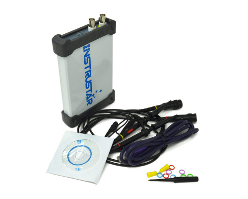 ISDS205A віртуальний осцилограф, 20 МГц, 2 канали