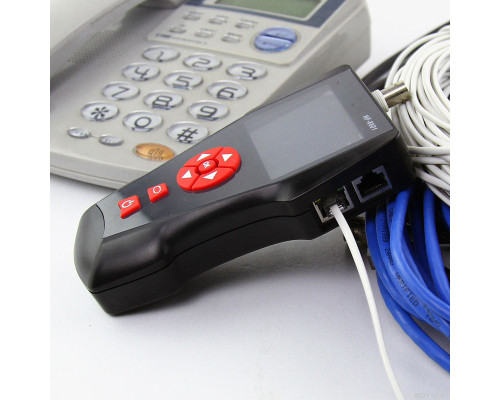 NF-8601 тестер длины кабеля, тест ethernet