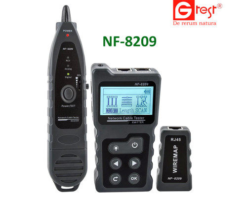 NF-8209 кабельний тестер, PoE тестер