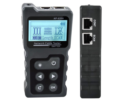 NF-8209 кабельный тестер, PoE тестер