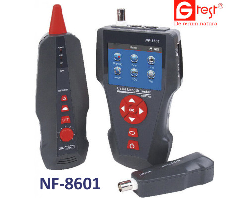 NF-8601 тестер довжини кабелю, тест Ethernet