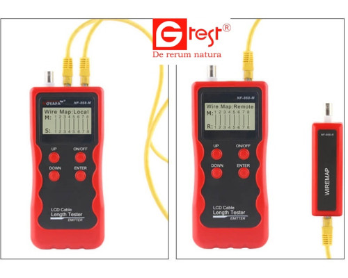 NF-868 кабельный тестер, измеритель длины кабеля