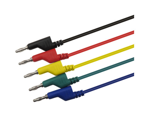 P1036A Силіконові кабелі для блоку живлення з набором клем та затискачів "крокодил"