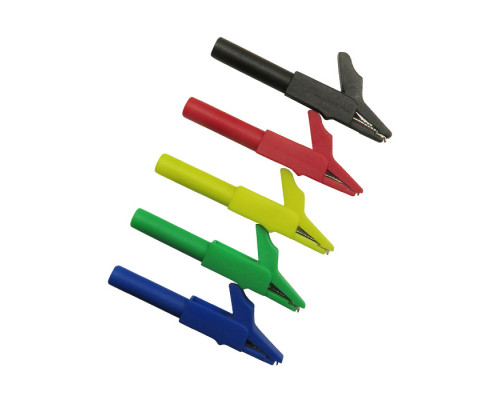 P1036A Силиконовые кабели для блока питания с набором клемм и зажимов "крокодил"