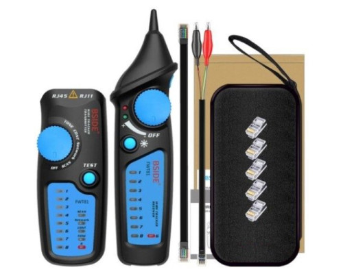 Пошук кабелю Тестер кабелю Детектор кабелю Зі світлодіодним підсвічуванням Генератор тону із замком Трасувальник кабелю