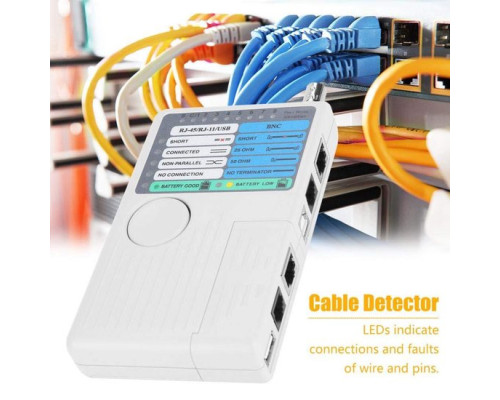 RJ11 RJ45 Тестер мережевих кабелів 4 в 1