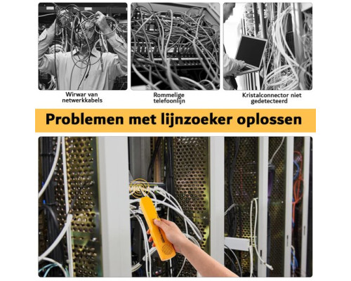 Кабельный трассировщик — сетевой тестер — разъем RJ11 — измерительные линии