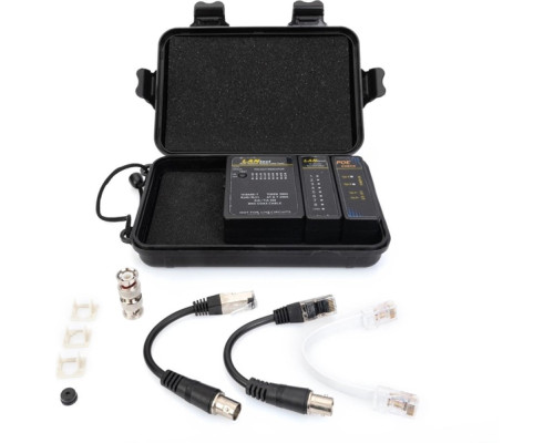 DN-14001-1 DIGITUS DN-14001-1 Тестер сетевых и коммуникационных кабелей, RJ45 и BNC