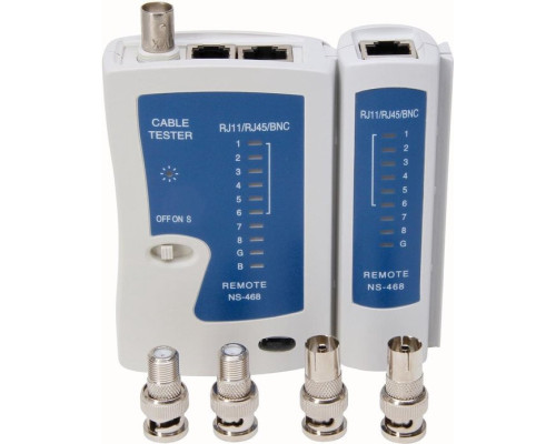 Кабельний тестер Kopp -3 в 1-RJ11/RJ45/коаксіальний кабель