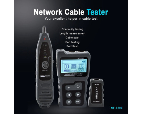 Кабельный трекер Lan Display Измерительный тестер