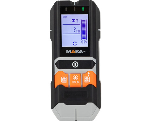 MAKA 5 в 1 Цифровий мультидетектор, Кабельний локатор  (Мідь / Метал / Дерево), Вимірювання вологості