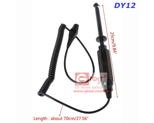 DUOYI DY12 (6В-12В-24В) Автомобильный аккумуляторный токоизмерительный крючок-карандаш
