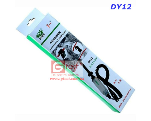 DUOYI DY12 (6В-12В-24В) Автомобильный аккумуляторный токоизмерительный крючок-карандаш