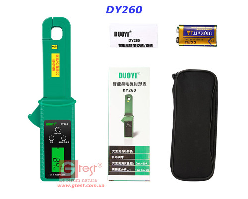 DUOYI DY260 Автомобильный измеритель утечки тока