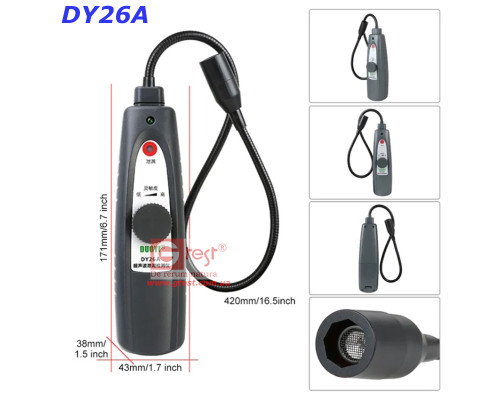 DUOYI DY26A, Ультразвуковой детектор утечки газа