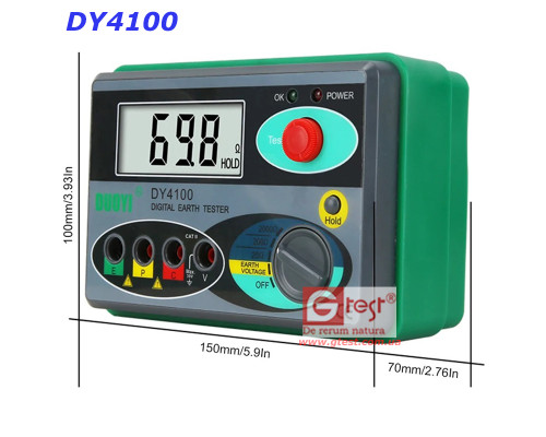 DY4100 Цифровий тестер опору заземлення