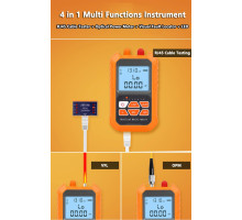 4-в-1 OPM* & VFL* & Тестер кабеля GY-M305 