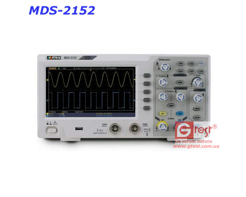 MDS-2152 осцилограф, 150 МГц, 1 ГВ/с, 2 канали