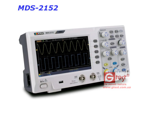 MDS-2152 осциллограф, 150 МГц, 1 ГВ/с, 2 канала