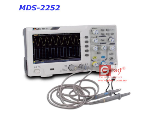 MDS-2252 осциллограф, 250 МГц, 1 ГВ/с, 2 канала