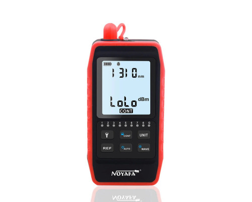 Оптический измеритель мощности серии NOYAFA NF-908 с визуальным локатором неисправностей и тестером сетевого кабеля