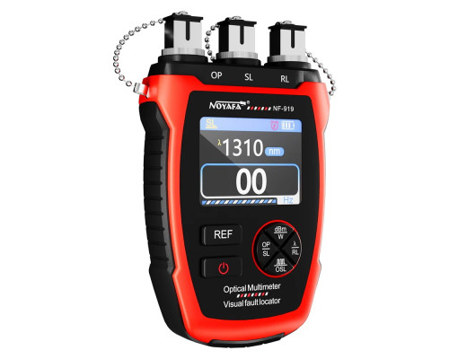 Многофункциональный тестер оптического волокна NOYAFA NF-919: интегрированный измеритель оптической мощности, источник света и VFL