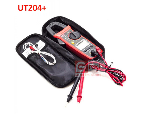 UT204+, 600A AC/DC, токоизмерительные клещи UNI-T, с функцией мультиметра