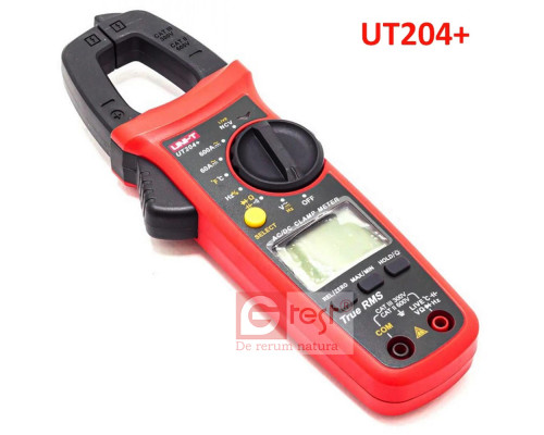 UT204+, 600A AC/DC, токоизмерительные клещи UNI-T, с функцией мультиметра