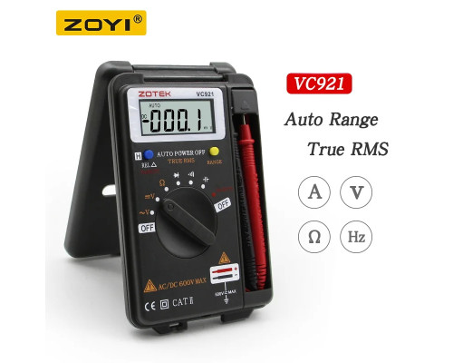 ZOYI VC921 карманный цифровой мультиметр