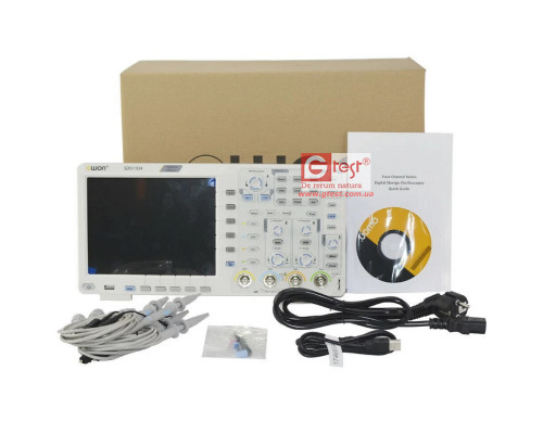 SDS1104 Осцилограф, 100 МГц, 4 канали